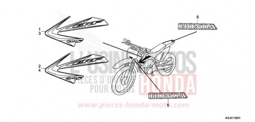 MARQUE (CRF80FB/CRF100FB) CRF100FA de 2010
